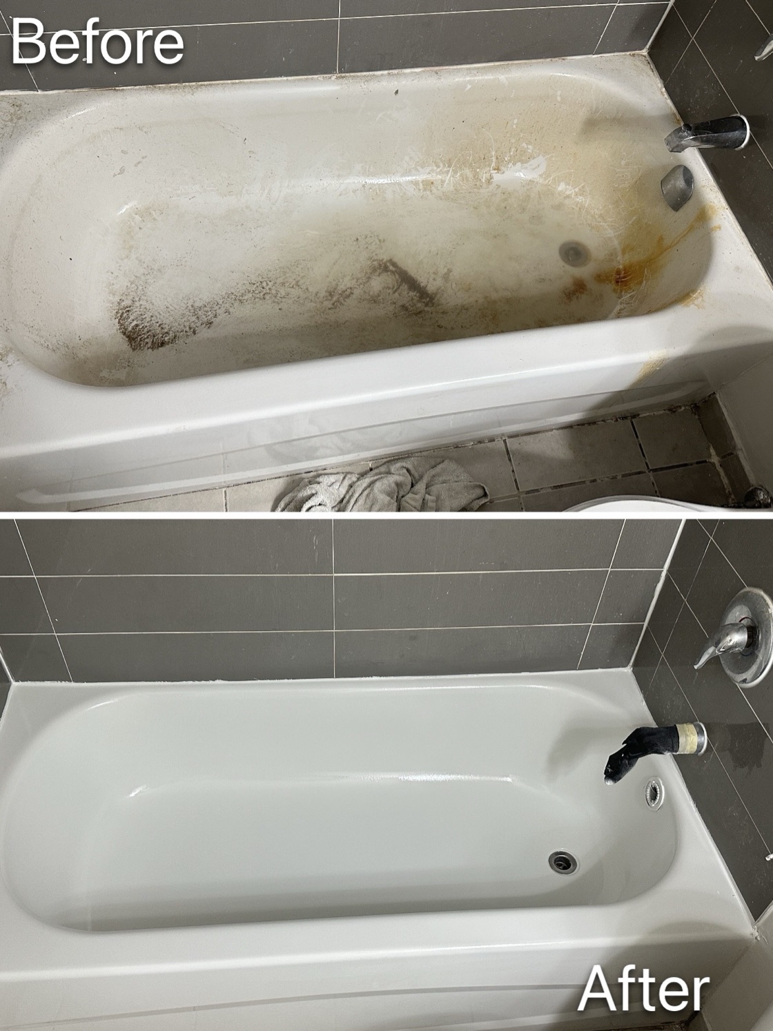 Bathtub and tile resurfacing